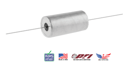 18J3-0.450R金屬管狀電容器Arizona Capacitors 18J3-0.450R金屬管狀電容器Arizona Capacitors