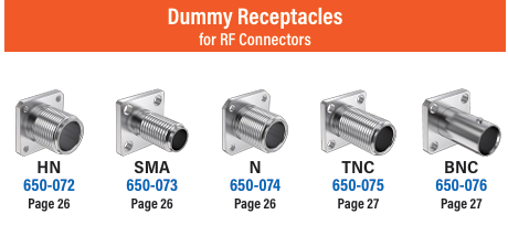 射頻連接器假插座 射頻連接器假插座